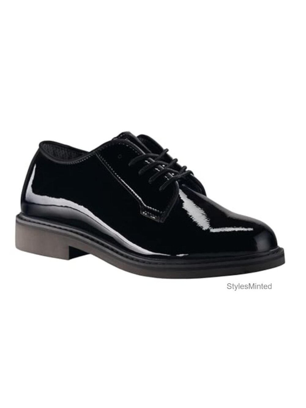 Patent Leather Oxford Dress Shoes Memory Foam Uniform